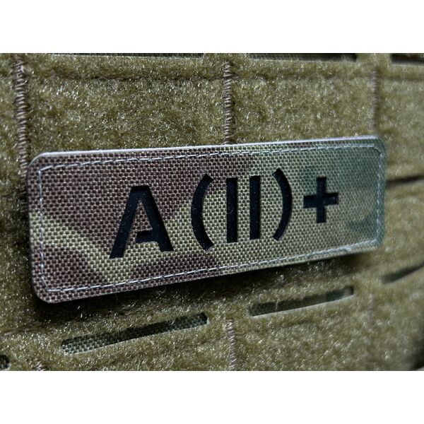 Патч Abrams Группа Крови А (ІІ) + Black - мультикам, изображение 3 Патч Abrams Группа Крови А (ІІ) + Black - мультикам, изображение 3