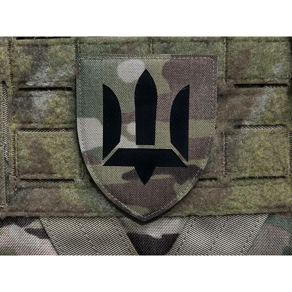 Патч Abrams Трезубец ВСУ - мультикам, изображение 3 Патч Abrams Трезубец ВСУ - мультикам, изображение 3