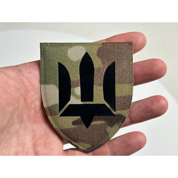 Патч Abrams Трезубец ВСУ - мультикам, изображение 4 Патч Abrams Трезубец ВСУ - мультикам, изображение 4