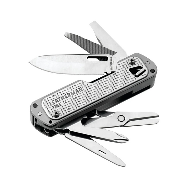 Мультиінструмент Leatherman Free T4 - silver, Колір: Cрібний