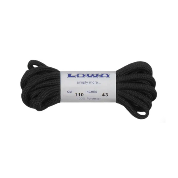 Шнурки Lowa ATC Mid 110 см - черные