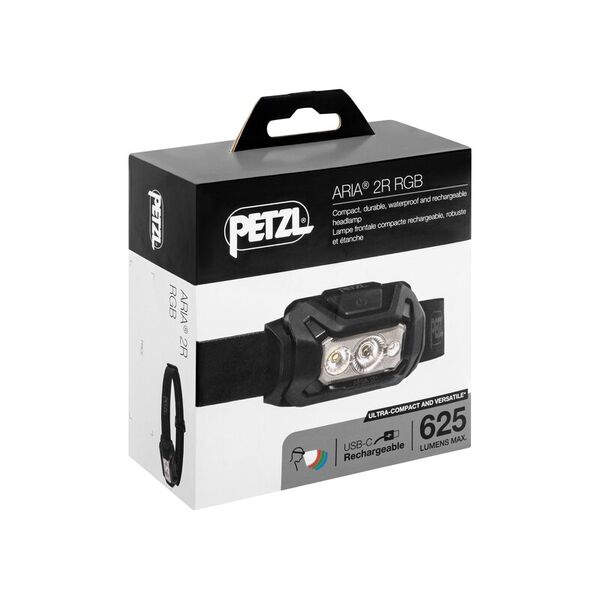 Ліхтар налобний Petzl Aria 2R RGB (625 люменів) - чорний, зображення 7