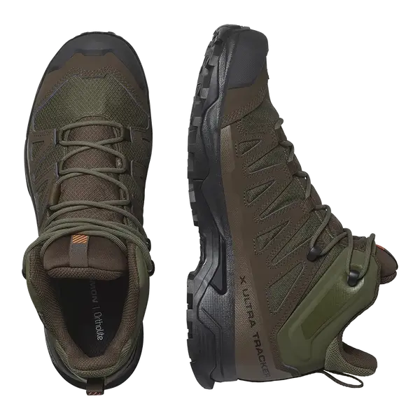 Берцы трекинговые Salomon X Ultra Tracker Mid GTX - олива, Размер обуви Salomon: 44, изображение 2