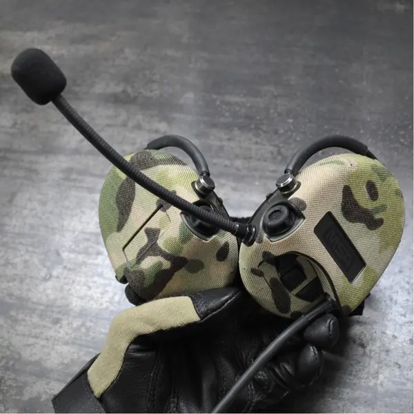 Наклейки для наушников текстильные камуфляж MSA Sordin Supreme Pro-X Cordura® MultiCam, изображение 3