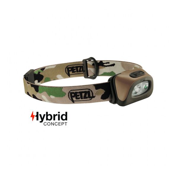 Фонарь налобный Tactikka PETZL 4-цветный свет + RGB (350 люменов) - камуфляж, TD386