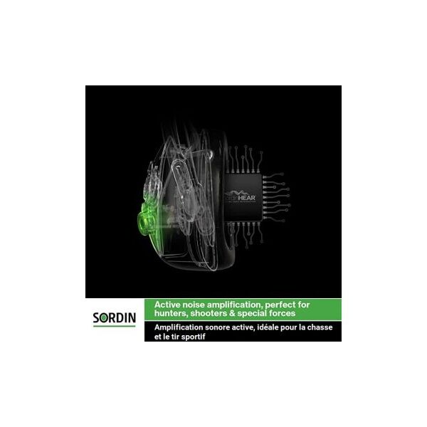 Активні навушники Sordin Supreme Pro-X LED - Multicam, TD433, Колір: Мультикам, зображення 7