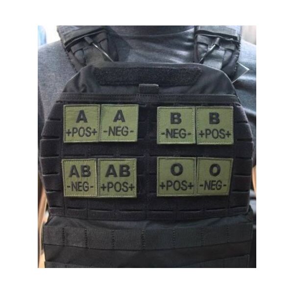 Нашивка групи крові стандарту NATO, TD322, зображення 2