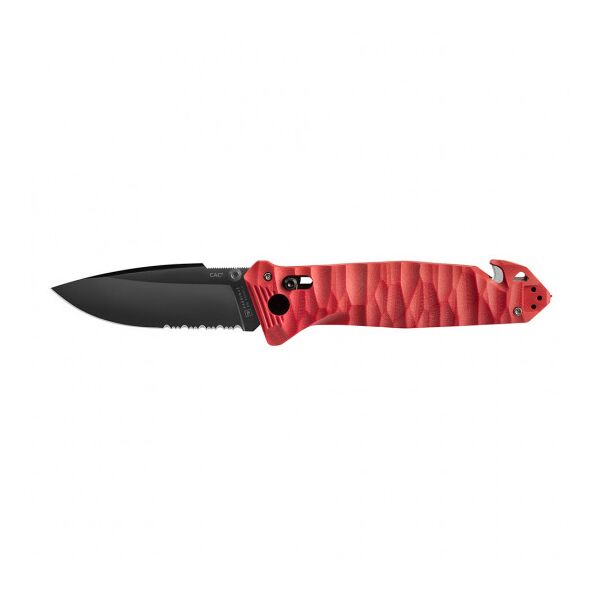 Тактический нож ac® S200 serration G10 - красный, TD407