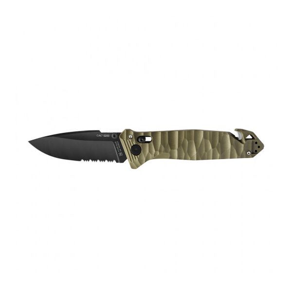 Тактичний ніж Cac® S200 serration PA6 - олива, TD428
