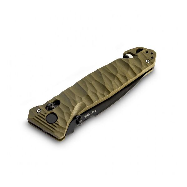 Тактический нож Cac® S200 serration PA6 - олива, TD428, изображение 4 Тактический нож Cac® S200 serration PA6 - олива, TD428, изображение 4